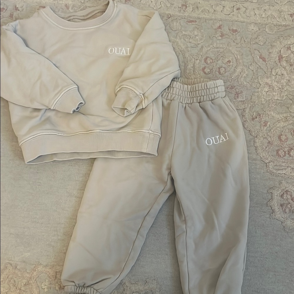 2T OUAI Tan 100% Cotton Sweatpants set